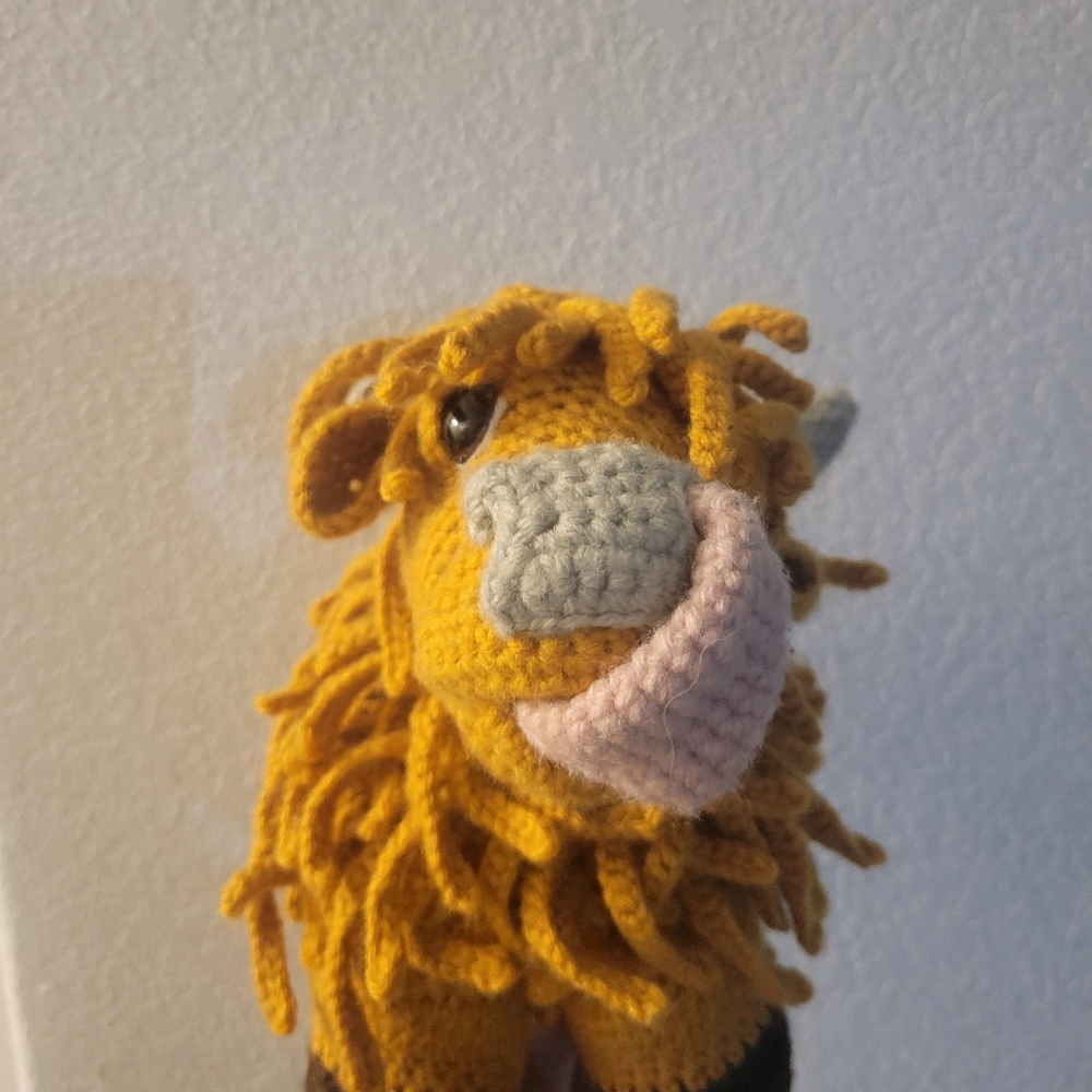 Highland Crochet cow - Picture 2 of 6